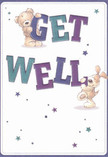 Designed with heartfelt optimism, this get well card scene radiates warmth that echoes the close community ties of Denmark Hill. Two adorable friends-a snuggly teddy bear and a spirited puppy-spring forward from the card, each joyfully interacting with the oversized, colourful 'Get Well' lettering. The text, shaded in indigo and teal, stands out like vibrant spring blooms against a soft, creamy background, conjuring feelings of hope and gentle energy found walking through Ruskin Park. Scattered star shapes twinkle in blues and purples, infusing the scene with an aura of whimsy and possibility. The plush textures of the bear and puppy seem almost tangible, inviting comfort like a familiar embrace or a thoughtfully arranged bouquet from a local Denmark Hill florist. More than a simple card, this illustration delivers an emotional balm, its cheerful playfulness and reassuring tones perfectly suited for sending encouragement and heartfelt care to anyone needing a little brightness in Denmark Hill or beyond.
